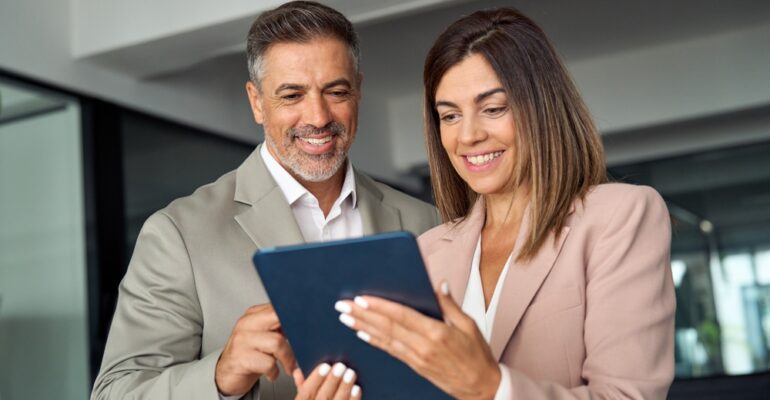smiling,busy,middle,aged,business,man,and,business,woman,professional